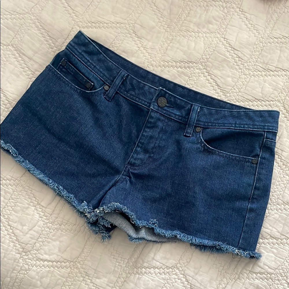 Tory Burch Dark Blue Jean Shorts